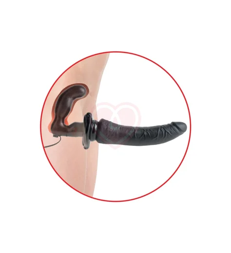 Страпон с вибрацией Deluxe Vibrating Penetrix Strap-On фото 3