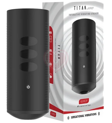 Сенсорный мастурбатор для секса на расстоянии Kiiroo Titan Experience чёрный фото 7