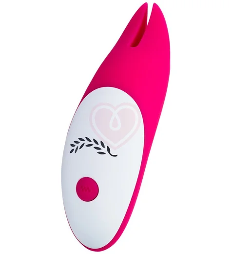 Минивибратор с раздвоенным кончиком JOS Twiggy розовый фото 2