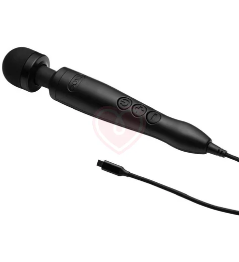 Вибромассажер Doxy USB-C 28 см чёрный фото 2