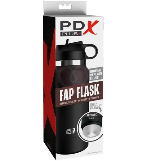 Мастурбатор в бутылке Fap Flask черный фото 6