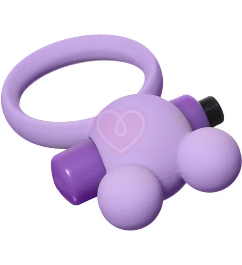 Эрекционное виброкольцо Emotions Minnie 3 см фиолетовое фото 2