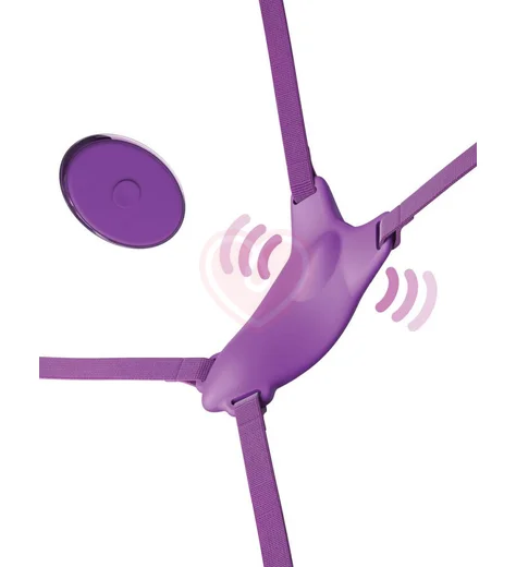 Вибратор-бабочка с пультом управления Ultimate Butterfly фиолетовая фото 4