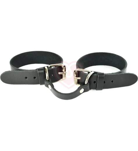 Наручники Sitabella Lite с черным мехом фото 3