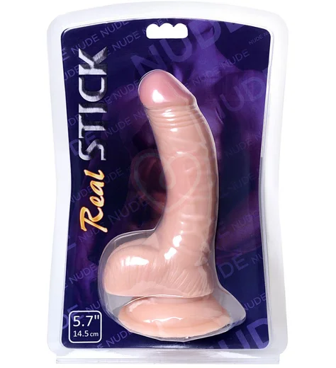 Фаллоимитатор реалистичный RealStick Nude 14,5 см телесный фото 6