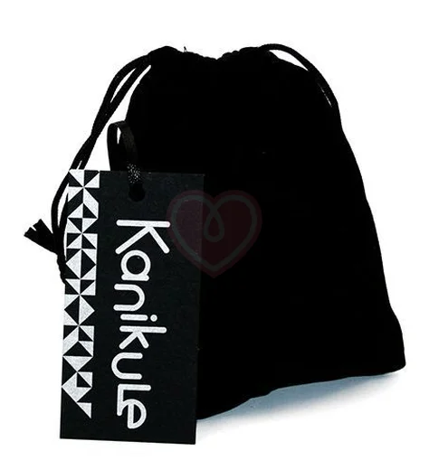 Маленькая золотая алюминиевая анальная пробка Small с фиолетовым стразом фото 2