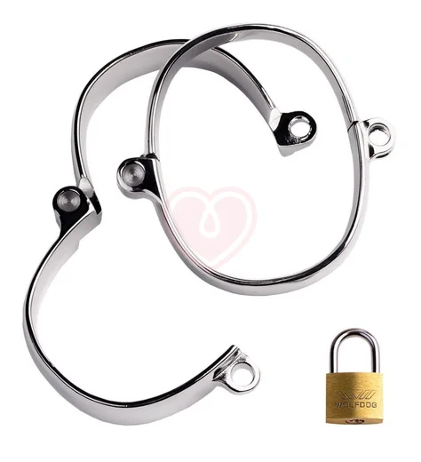 Металлические кандалы ToyFa Metal размер S фото 2