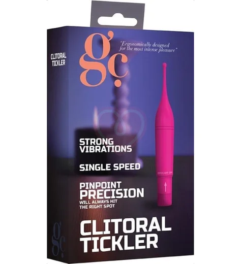 Вибратор для точечной стимуляции Clitoral Tickler розовый фото 4