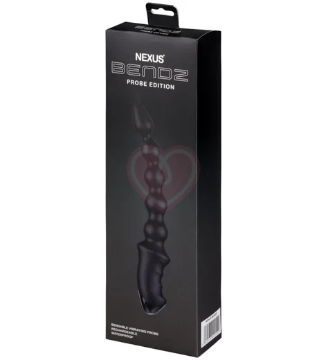 Гибкий рельефный анальный вибростимулятор Nexus Bendz фото 2