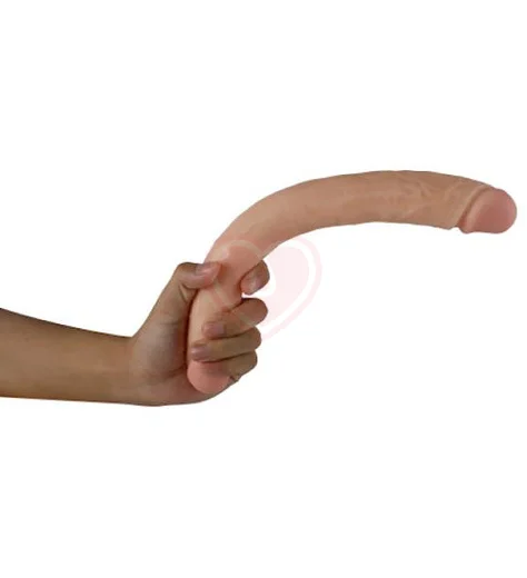 Средний двусторонний фаллоимитатор Real 33 см фото 3