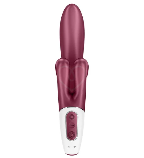 Вибратор с двойным клиторальным стимулятором Satisfyer Touch Me бордовый фото 3