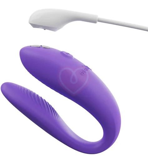 Вибратор для пар We-Vibe Sync Go фиолетовый фото 6