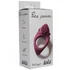 Эрекционное кольцо с вибропулей Pure Passion Midnight бордовое фото 3