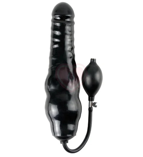 Увеличивающийся в размере фаллоимитатор Inflatable Ass Blaster чёрный фото 2