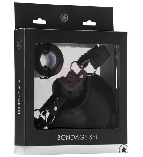 Набор для бондажа Ouch! Bondage Set чёрный фото 2