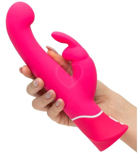 Вибратор с клиторальным стимулятором Happy Rabbit G-Spot розовый фото 2