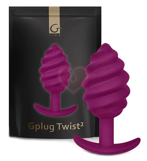 Рельефная анальная пробка Gvibe Gplug Twist 2 фото 5