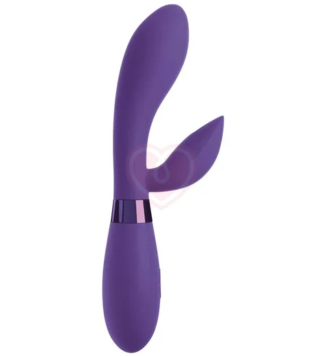 Вибратор с клиторальным стимулятором OMG фото 2