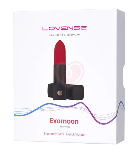 Мини-вибратор в форме помады Lovense Exomoon с управлением от приложения фото 5