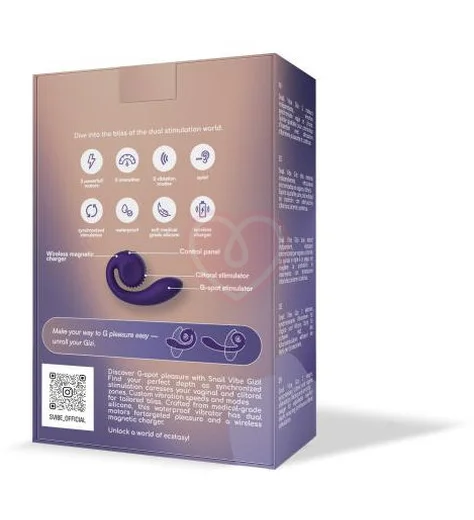 Раскручивающийся вибратор Svibe Gizi фиолетовый фото 3