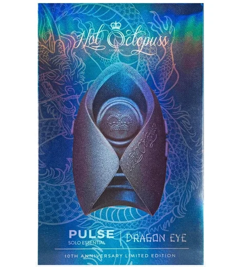 Мужской вибратор осциллятор для удовольствия без рук Pulse Solo Essential Dragon Eye синий фото 5