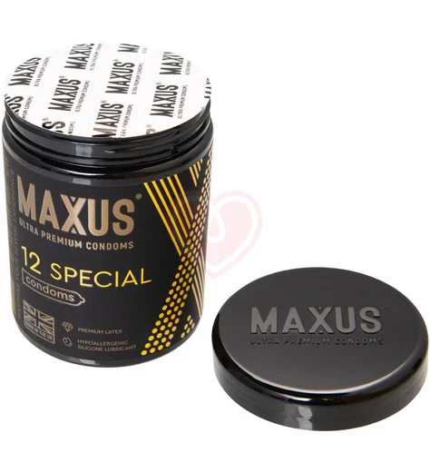 Набор точечно-ребристых презервативов Maxus Special X-Edition 12 шт с кейсом фото 6