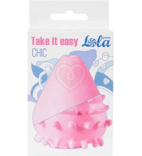 Мужской мастурбатор Take it Easy Chic розовый фото 4