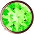 Анальная пробка с зелёным кристаллом Diamond Emerald Shine S розовое золото фото 3