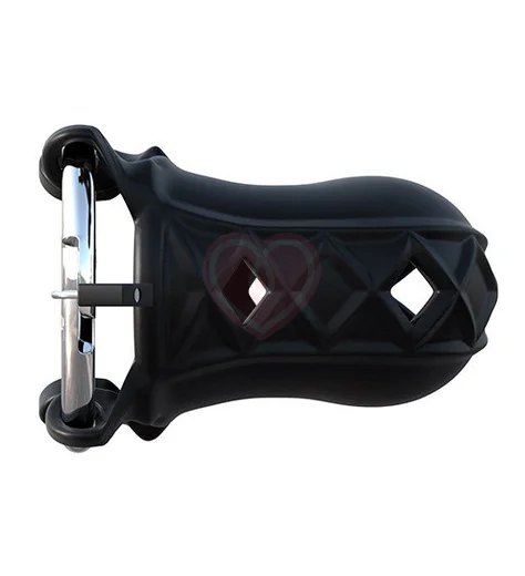 Замок верности Extreme Silicone Cock Blocker чёрный фото 4