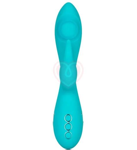 Вибратор со стимуляцией точки G и клитора Santa Monica Starlet голубой фото 3