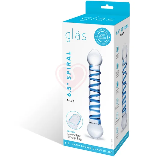 Стеклянный фаллоимитатор Glas Spiral Dildo фото 7