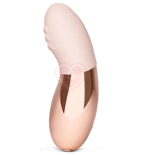 Утяжелённый мини-вибратор Le Wand Point розовое золото фото 2