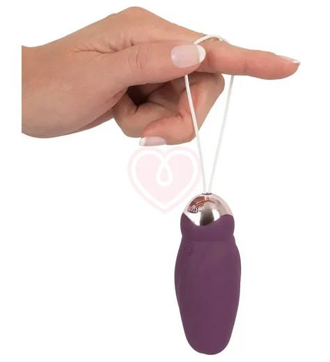 Виброяйцо с ротацией Javida Rotating Love и пультом управления фото 3