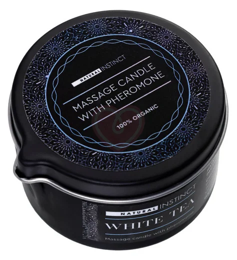 Массажная свеча Natural Instinct Белый чай 70 г фото 2