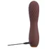 Вибратор Hazel 02 с рельефным кончиком коричневый фото 3