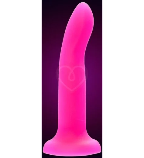 Фаллоимитатор светящийся в темноте Beyond by Toyfa Clint Glow 20 см розовый фото 5