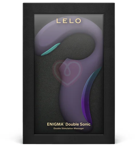 Вибратор с вакуумной стимуляцией Lelo Enigma Double Sonic фиолетовый фото 7