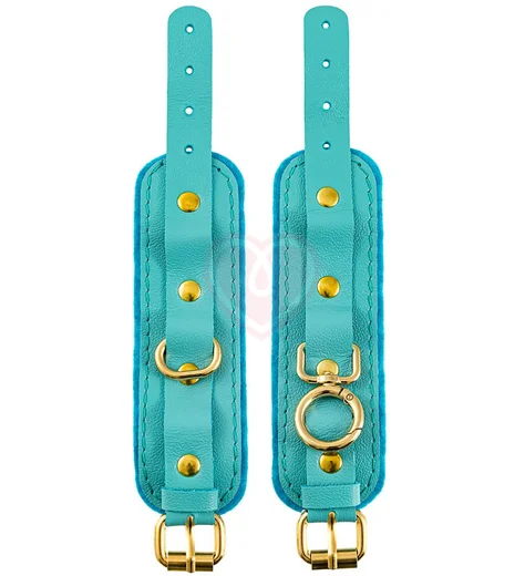 Мини наручники Pecado голубые фото 3