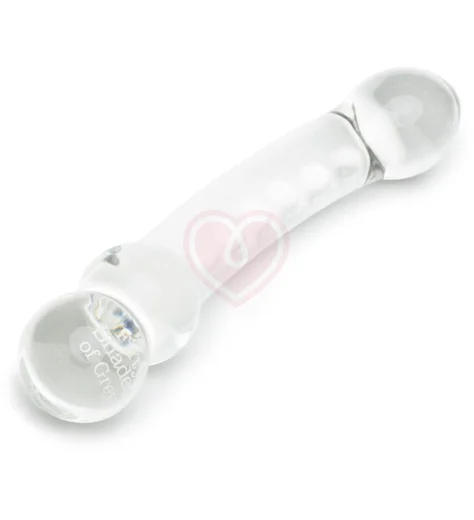 Стеклянный стимулятор '50 оттенков серого' Drive Me Crazy Glass Massage Wand фото 2