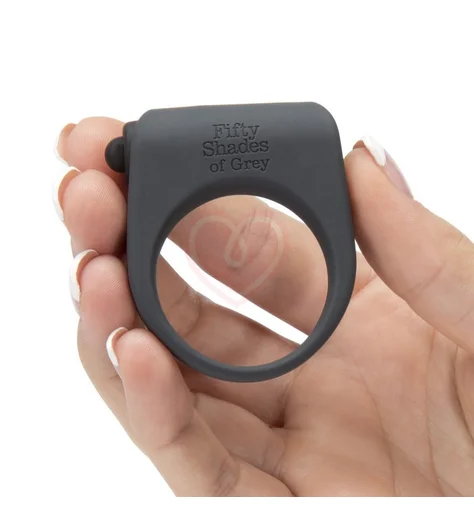 Виброкольцо для пениса '50 оттенков серого' Secret Weapon фото 3