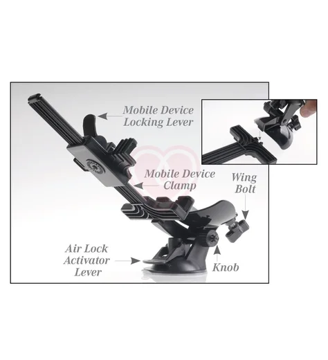 Автоматический мастурбатор-вагина с держателем Mega-Bator Pussy белый фото 4