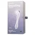 Двухсторонний стеклянный фаллоимитатор Satisfyer Dazzling Crystal 1 прозрачный фото 5