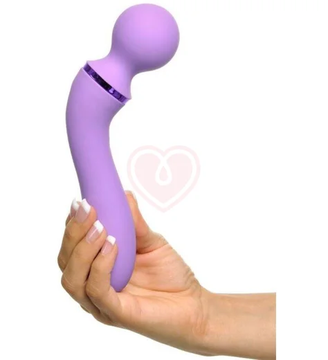 Двусторонний вибратор-массажер Flexible Please-Her фиолетовый фото 5