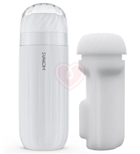 Автоматический мастурбатор Svakom Sam белый фото 2