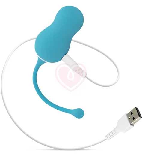 Виброяйцо с пультом Cala Azul Elena Egg голубое фото 9