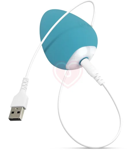 Вибратор для клитора Cala Azul Carla Clitoris Stimulator голубое фото 8