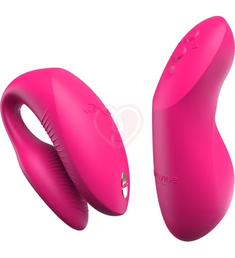 Вибратор для пар We-Vibe Chorus Pro с сенсорным пультом розовый фото 2
