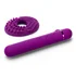 Силиконовый мини-вибратор с насадкой Le Wand Baton фиолетовый фото 5