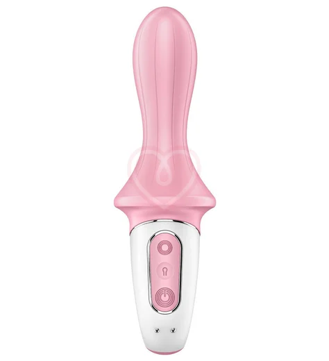 Анальный расширяемый вибратор Satisfyer Air Pump Booty 5 с приложением розовый фото 3