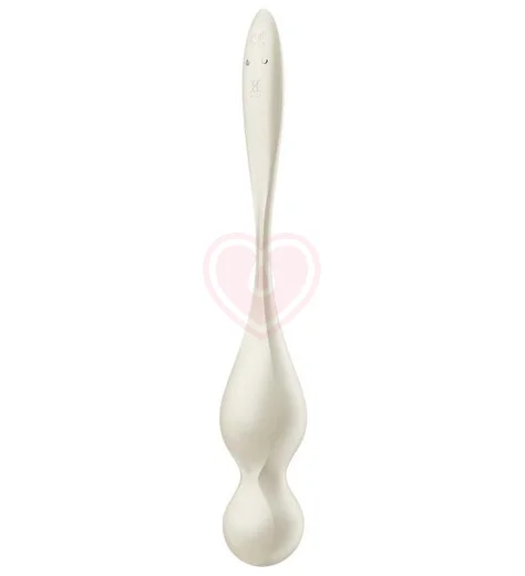 Вагинальные шарики с вибрацией Satisfyer Love Birds 1 белые фото 3